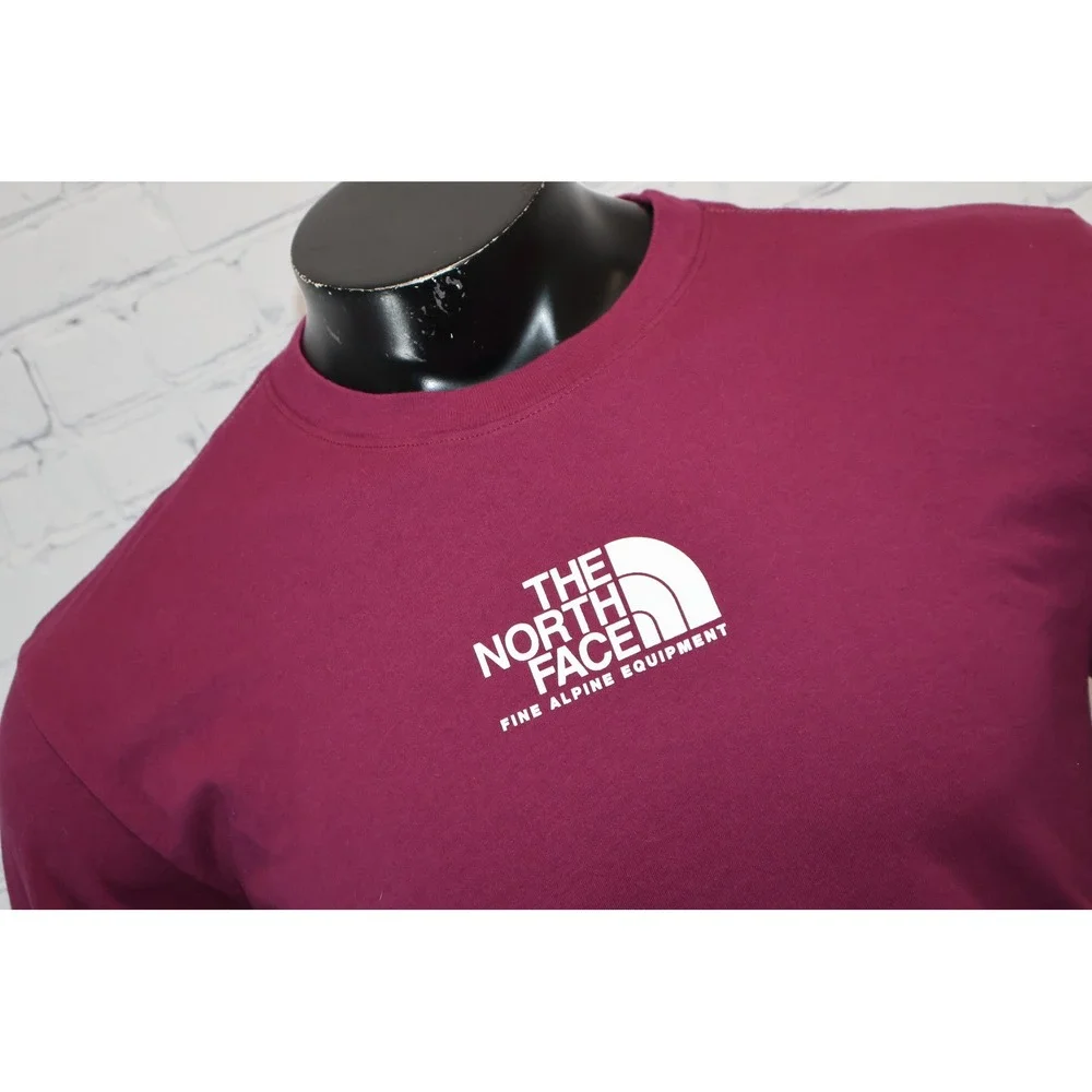 The North Face Long Sleeve T-Shirt Mens Large Purple Fine Alpine Equipment